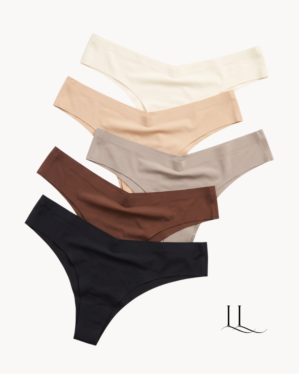 Kit com 5 calcinhas tanga sem costura em cores variadas, Segunda Pele TANGA ELLEVE | ELLEVE, loja oficial uselleve.com