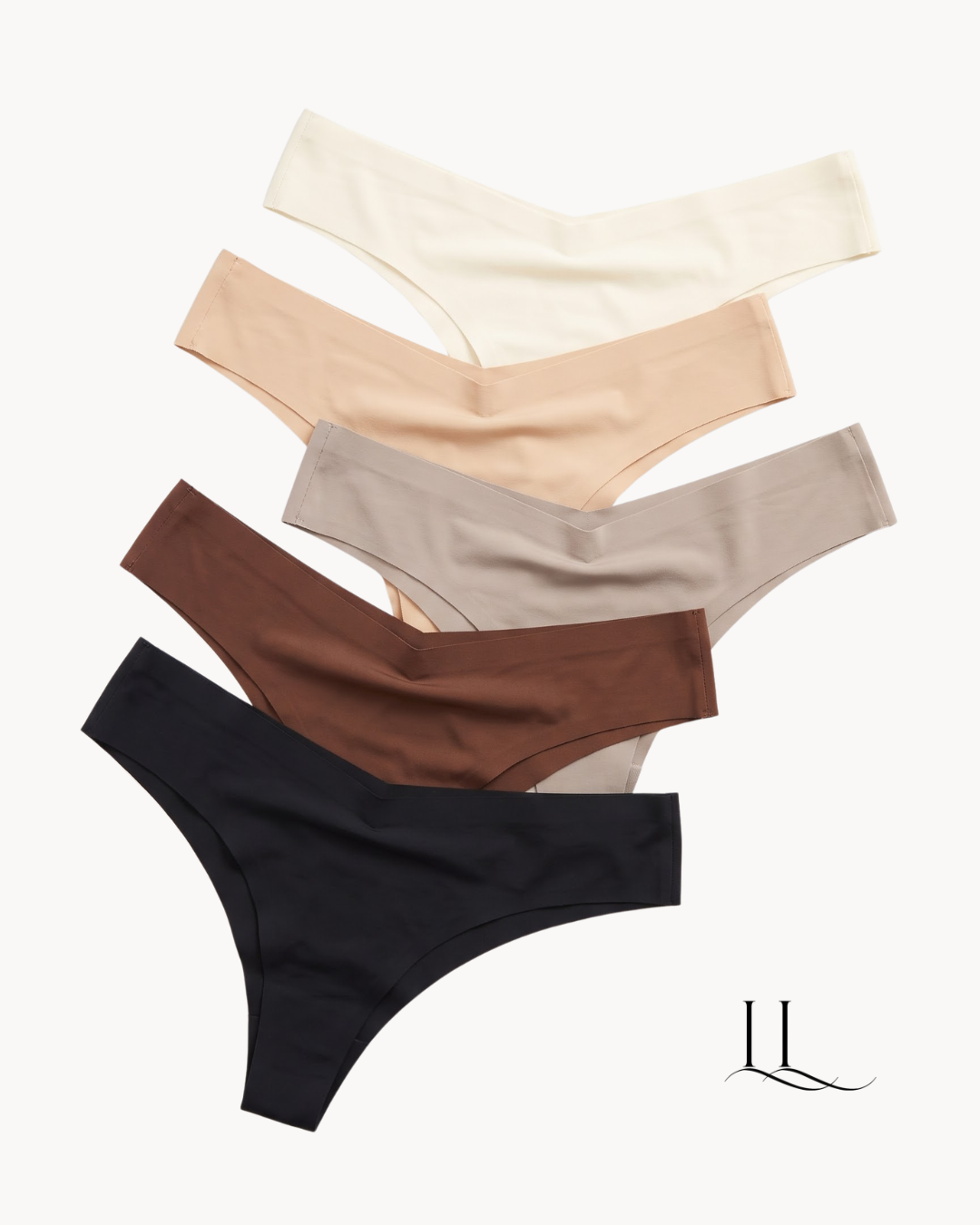 Kit com 5 calcinhas tanga sem costura em cores variadas, Segunda Pele TANGA ELLEVE | ELLEVE, loja oficial uselleve.com
